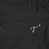 Men's 50 Denier, 180g Polyester Rain Pants, Black