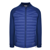 Men's Thinsulate Hybrid Long Sleeve Jacket, Navy. Front view.