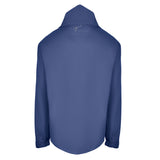 Men's Lightweight Wind Jacket with Hood, Navy, Back View