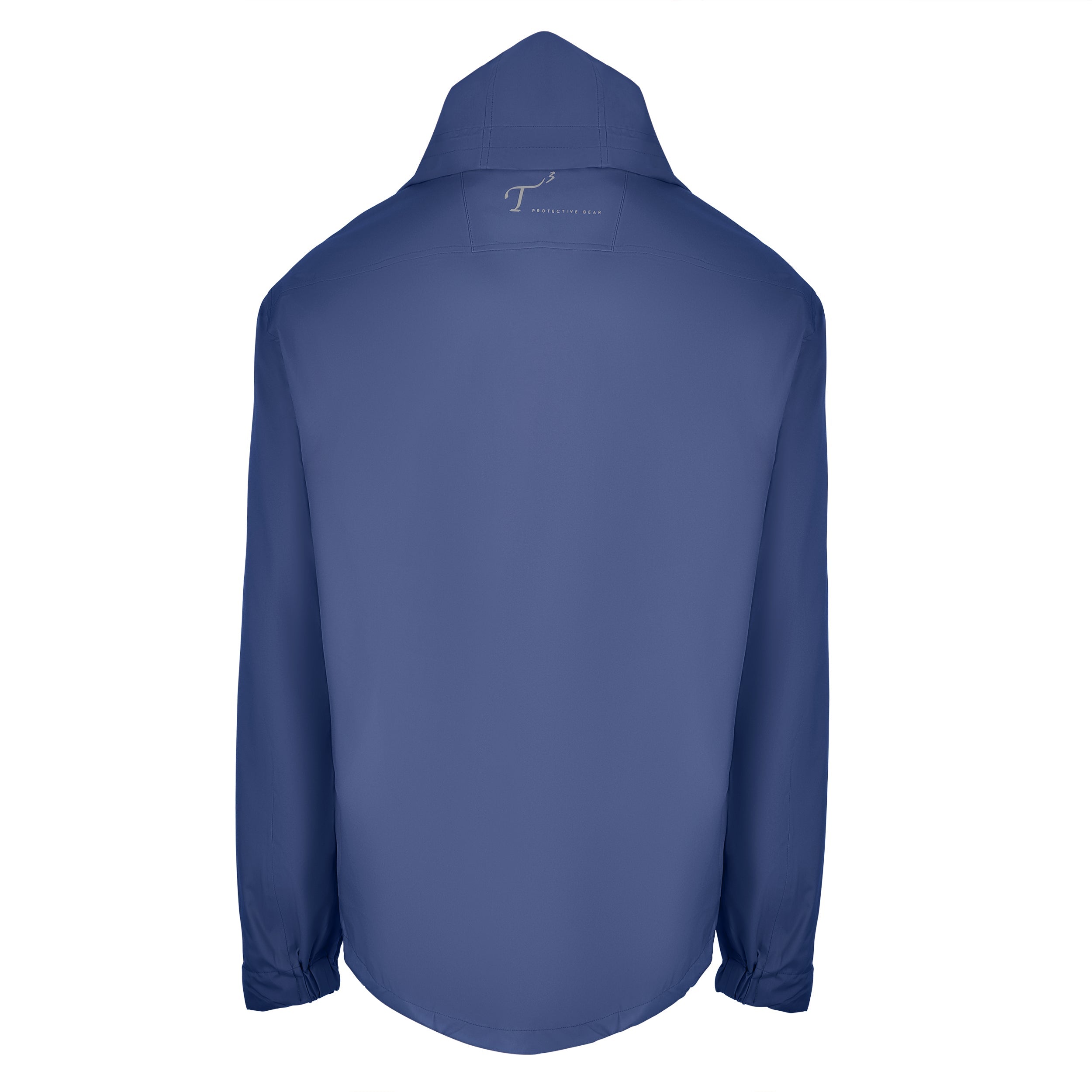 Men's Lightweight Wind Jacket with Hood, Navy, Back View