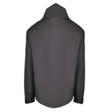 Men's Lightweight Wind Jacket with Hood, Black, Back View