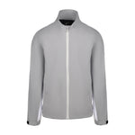 Men's 50 Denier, 180g Polyester Rain Jacket, Gray Front View