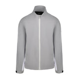 Men's 50 Denier, 180g Polyester Rain Jacket, Gray Front View