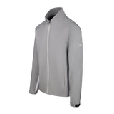 Men's 50 Denier, 180g Polyester Rain Jacket, Gray 45 Degree Left View