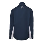 Men's 50 Denier, 180g Polyester Rain Jacket, Navy Back View