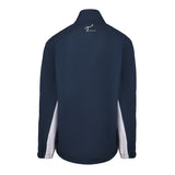 Men's 50 Denier, 180g Polyester Rain Jacket, Navy Back View