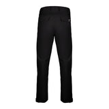 Men's 50 Denier, 180g Polyester Rain Pants, Black, Back View