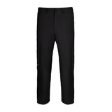 Men's 50 Denier, 180g Polyester Rain Pants, Black, Front View