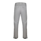 Men's 50 Denier, 180g Polyester Rain Pants, Gray, Back View