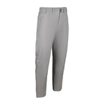 Men's 50 Denier, 180g Polyester Rain Pants, Gray, 45 Degree Right View