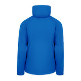 Men's Sport, Lightweight Rain Jacket with Hood, Blue. Back view.