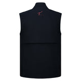 Men's, Full Zip, Waterproof Vest, Black/Red