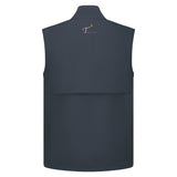 Men's, Full Zip, Waterproof Vest, Gray/Orange