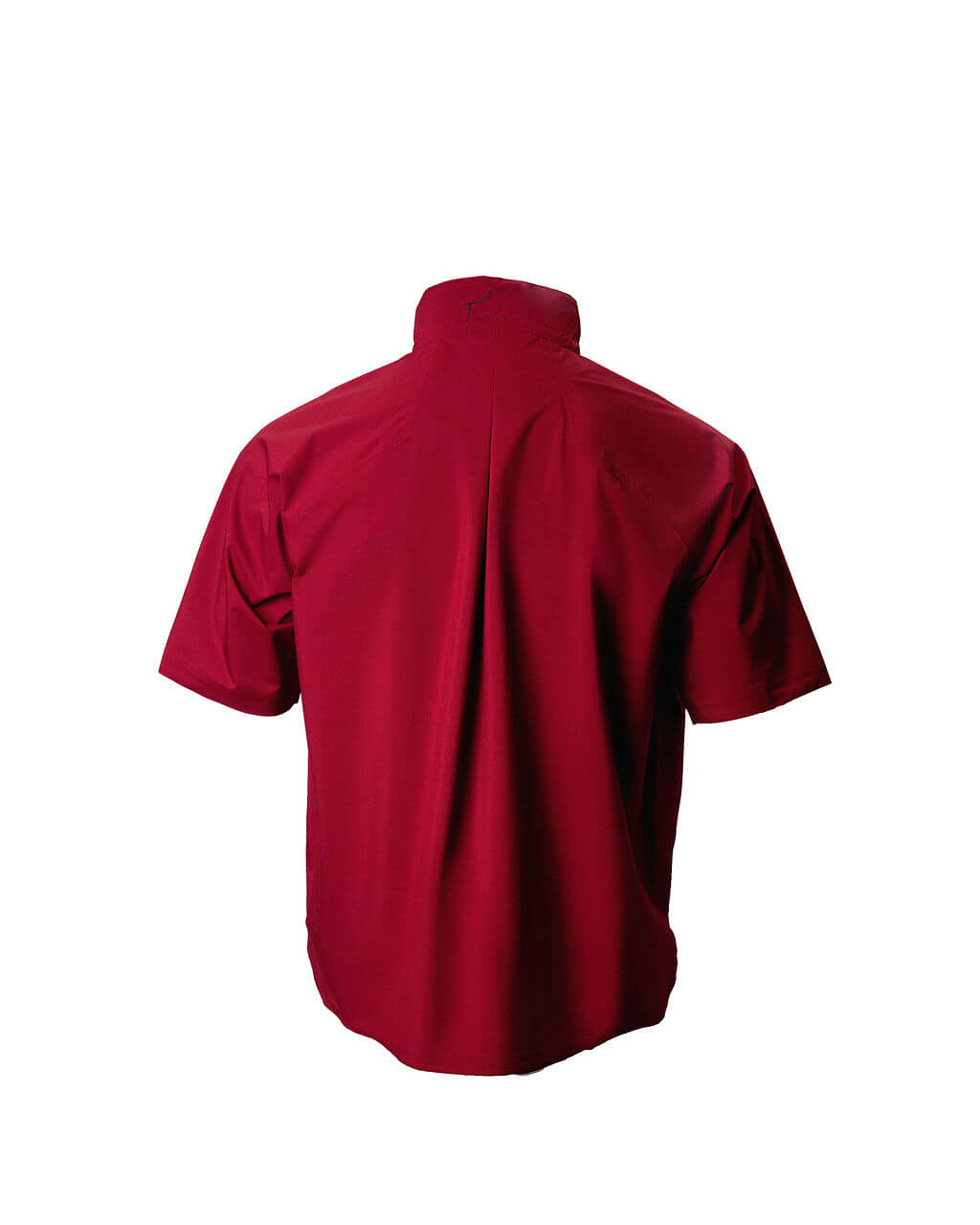 Red pullover on a white background