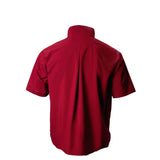 Red pullover on a white background