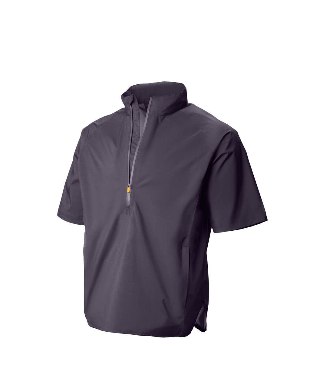 Men's 1/2 Zip, Packable, Short Sleeve, Performance Rain Pullover