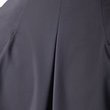 Close-up of a dark gray fabric texture