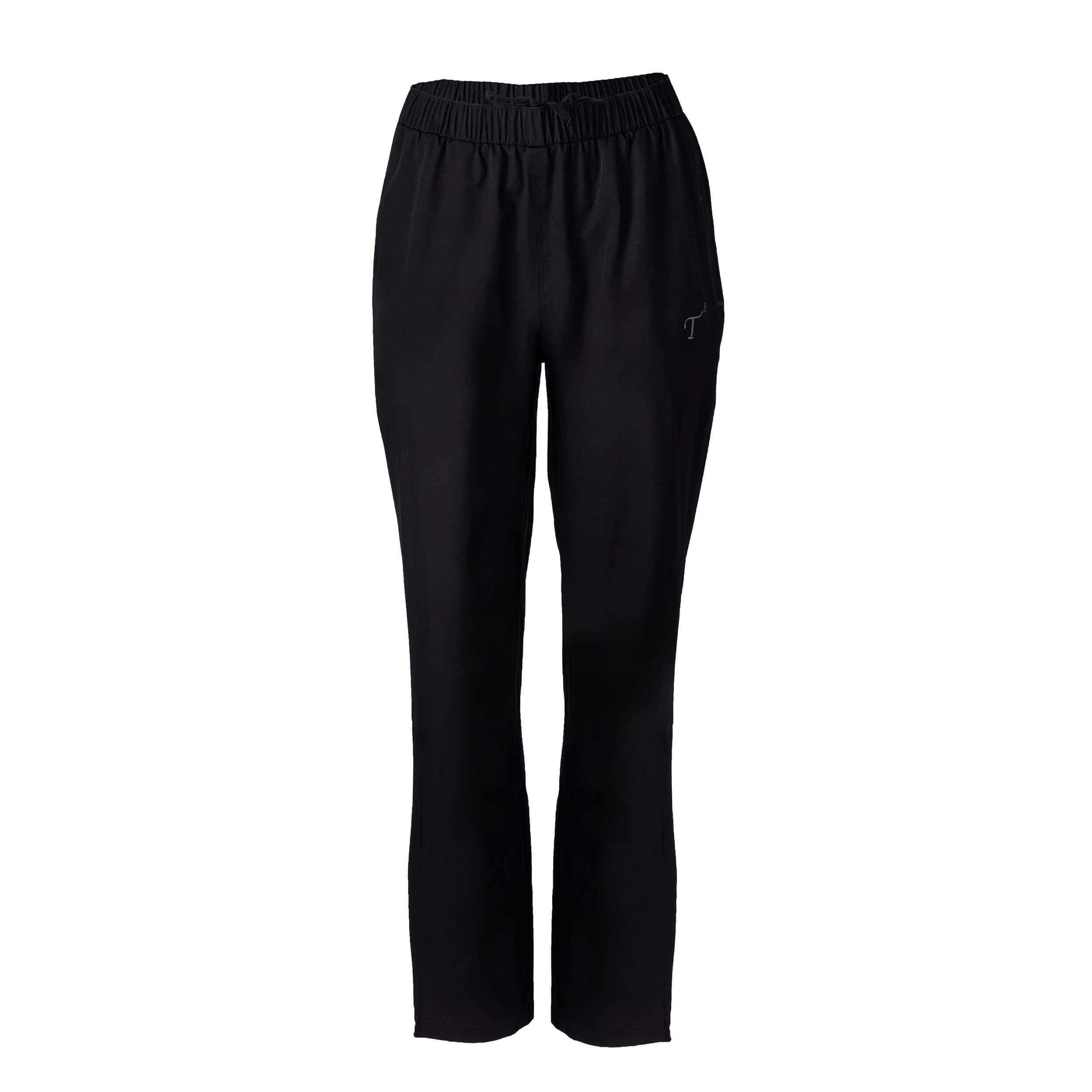 Black pants on a white background