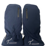 Large, Navy, Cold Weather Cart Mittens with white embroidered T3 Protective Gear logo