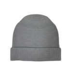 Men's Gray Merino Wool Knit Hat